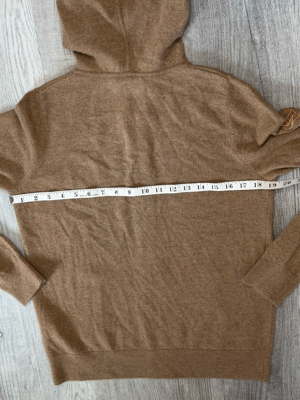 Quince Mongolian Cashmere Full-Zip Hoodie Teak Women’s Size S - Picture 10 of 12